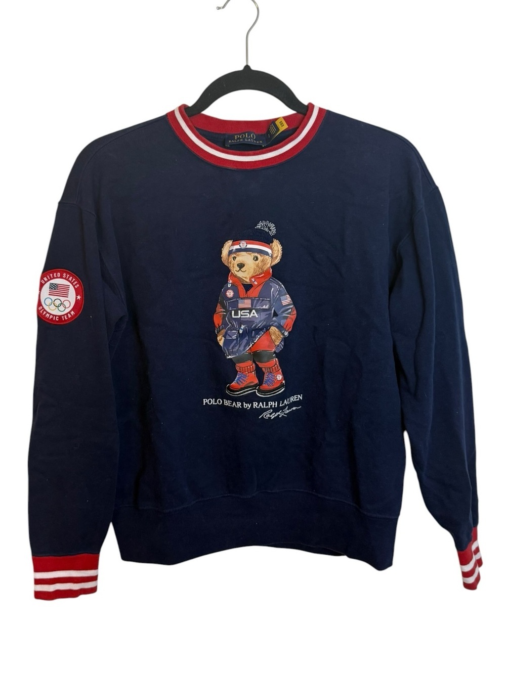 Polo Ralph Lauren 2022 Olympics Team USA Polo Bear Sweatshirt